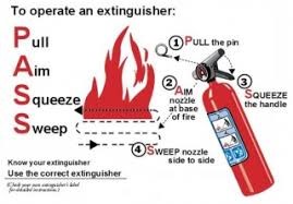 How to use fire extinguisher