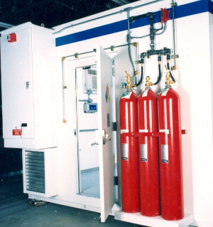 Gaseous fire suppression system function in karachi pakistan
